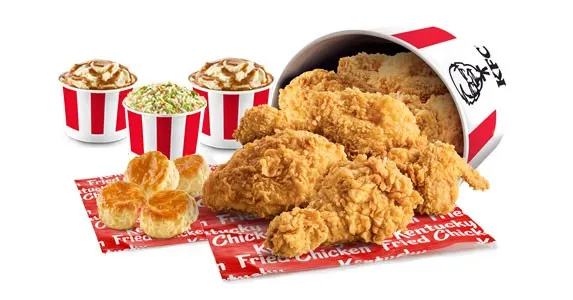 Imagen oficial de KFC de referencia; el contenido exacto aparece en las condiciones.