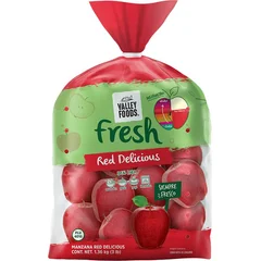 Manzana Red Delicious Bolsa Valley Foods Fresh 1.36 kg